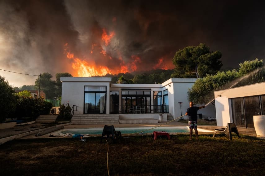 More than 200 evacuated after wildfire rages in southern France