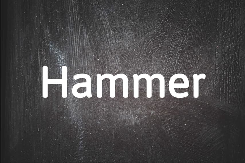 German word of the day: Hammer