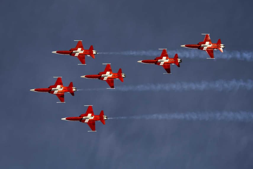 Why is Switzerland holding a referendum on purchasing fighter jets?