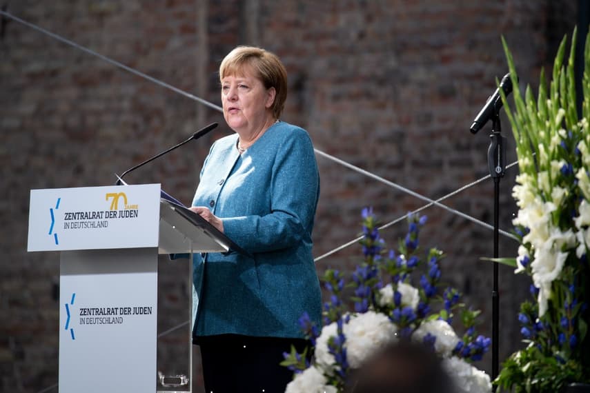 Merkel 'shamed' by growing anti-Semitism in Germany