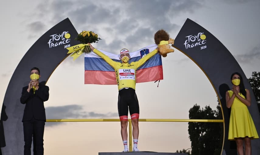 Pogacar crowned Tour de France winner after a delayed race under strict health conditions
