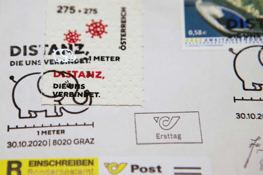 Austria prints a postage stamp to remember COVID-19 by, on toilet