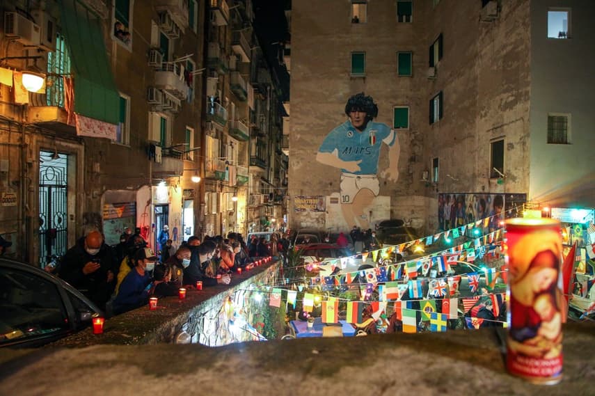 'Naples is crying tonight': Italy pays tribute to Maradona