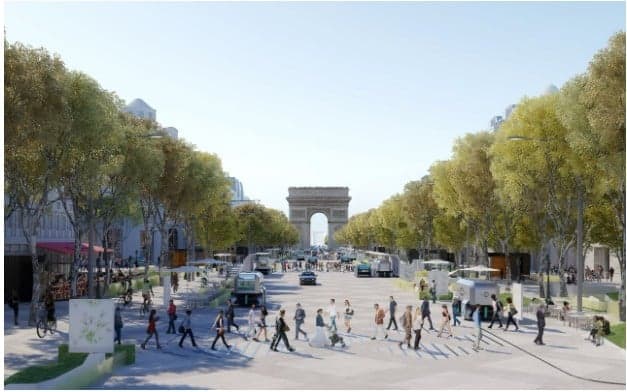Paris agrees to turn Champs-Élysées into 'extraordinary garden