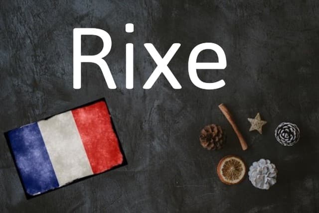 French word of the day: Rixe