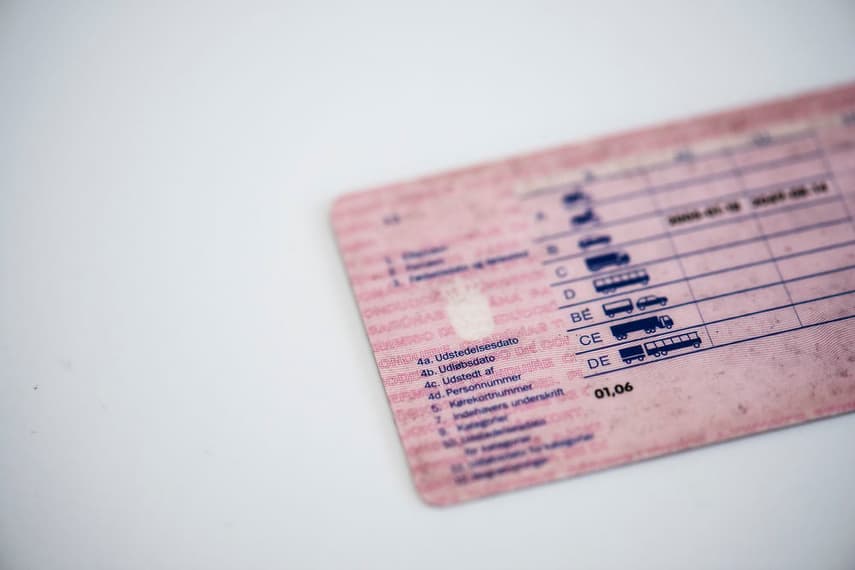 What are the current rules for UK driving licence holders in Denmark?