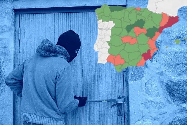 The places in Spain where burglaries have gone up during the pandemic