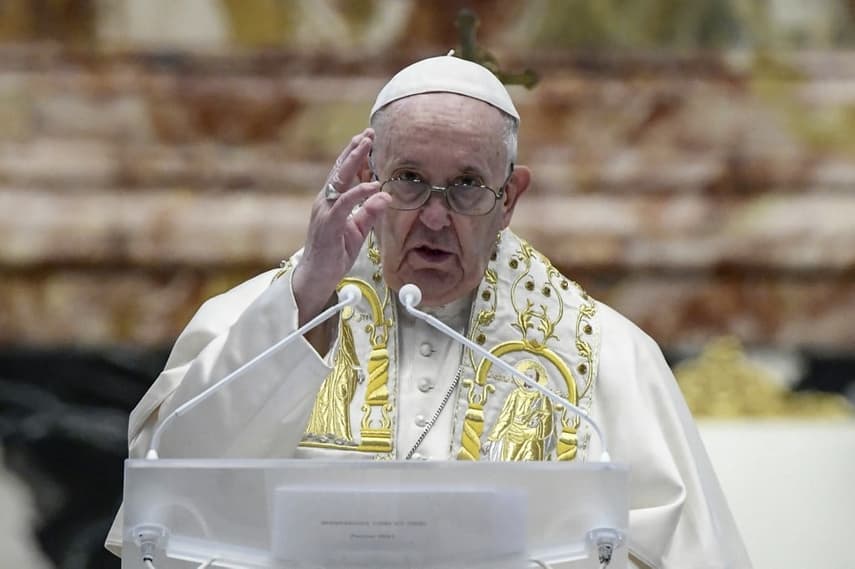 Pope calls for a quicker vaccine rollout in Italy's Easter Sunday message