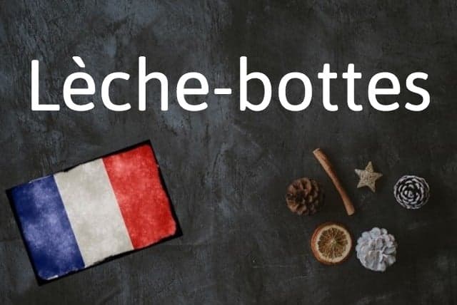 French word of the day: Lèche-bottes