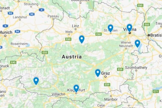 MAPS: Where are Austria’s new coronavirus hotspots?