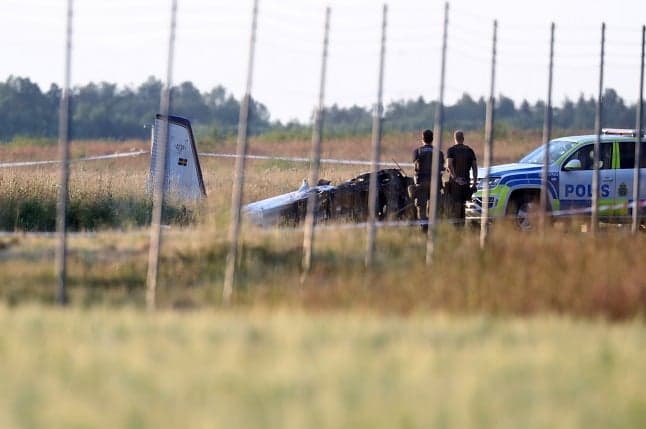 Nine dead after skydiving plane crash in central Sweden