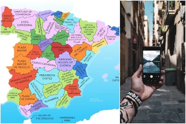 MAP: the one attraction you have to visit in each province in Spain