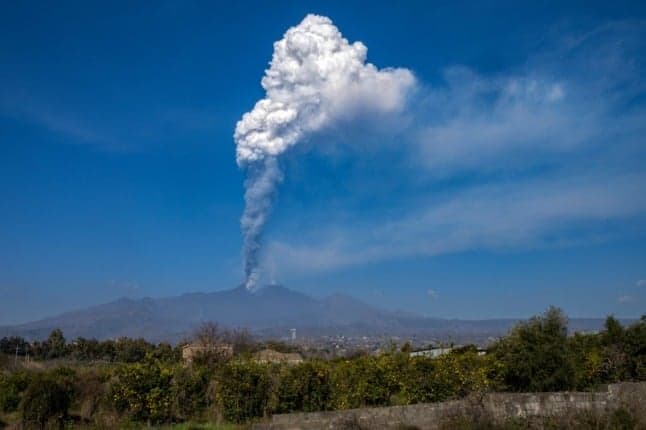 Sicily's Mount Etna has grown after six months of eruptions