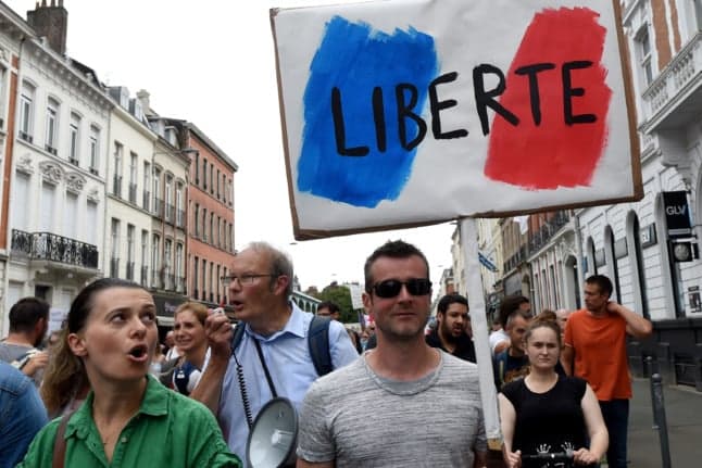 IN PICTURES: France sees sixth weekend of anti-vaccine demos