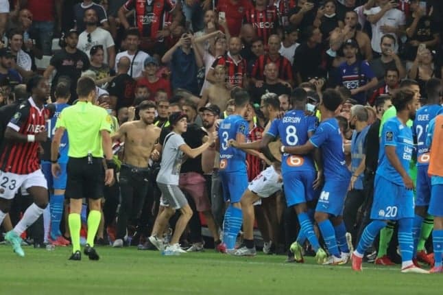 French prosecutor opens probe into violence at Nice v Marseille football match
