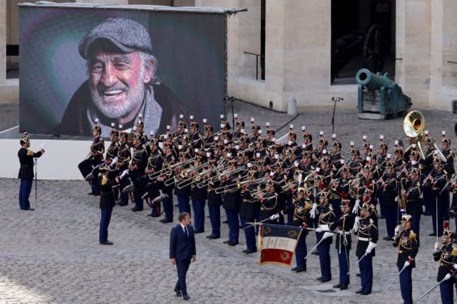 IN PICTURES: France stages national tribute to film icon Belmondo