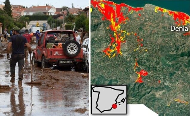 MAPS: The places in Spain which are most at risk of recurring flash floods