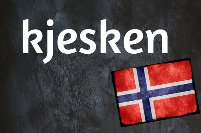Norwegian word of the day: Kjesken
