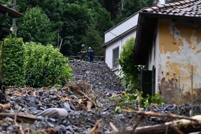 Italy hit by 20 'severe weather events' in a day as Liguria sees record rainfall