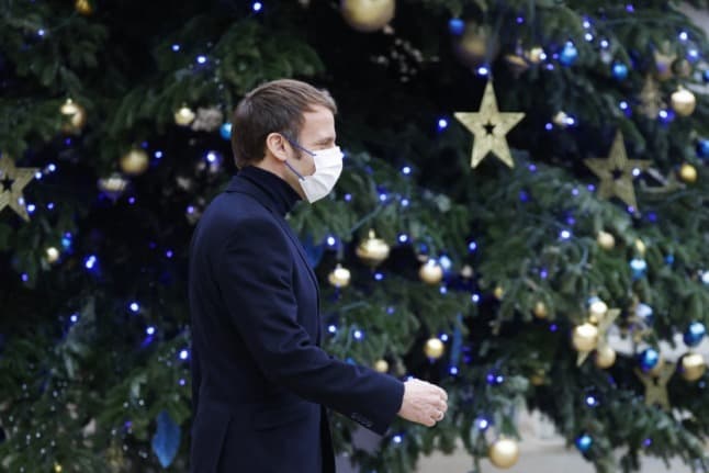 Macron tells the French: Happy Christmas and do a Covid test