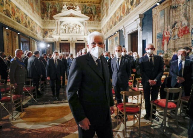 Italy's President Sergio Mattarella sworn in for second term