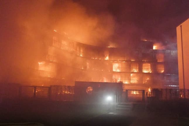 'Like an inferno': Three injured after huge fire at German apartment complex