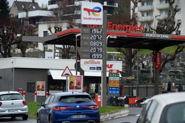 Price of fuel at pumps in France passes €2 per litre