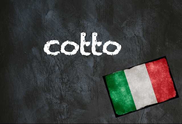 Italian word of the day: 'Cotto'