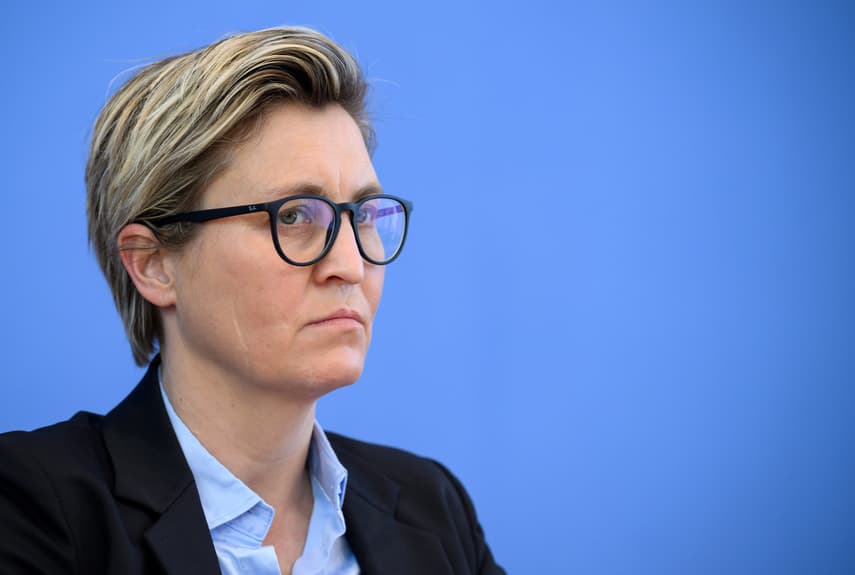 Co-leader of Germany's Left party steps down