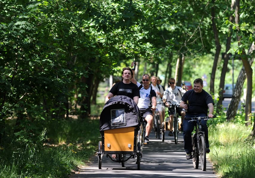 Why Germans are being warned not to cycle drunk on Father's Day