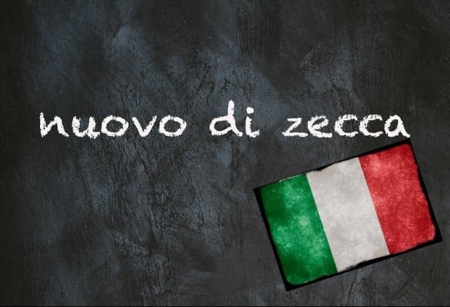 Italian expression of the day: 'Nuovo di zecca'