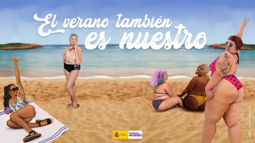 Spanish government wants all body types on the beach