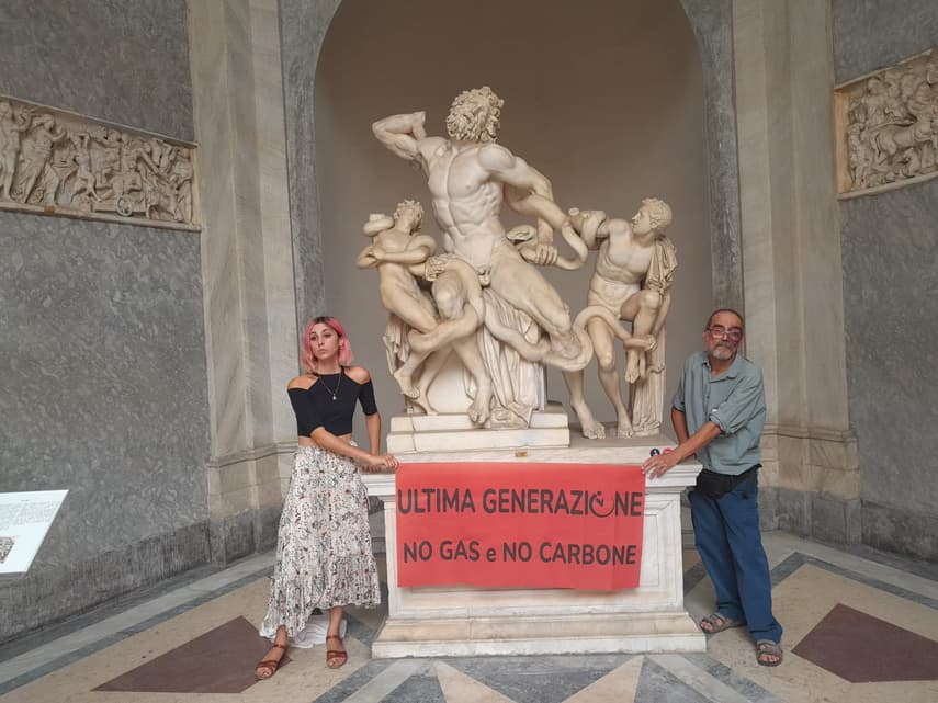 Why are protesters glueing themselves to Italian artworks?
