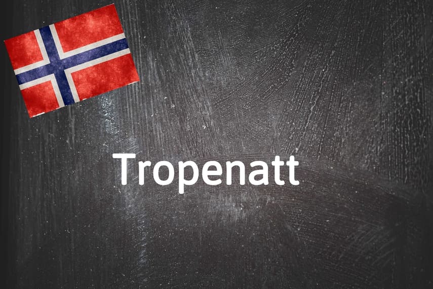 Norwegian word of the day: Tropenatt 