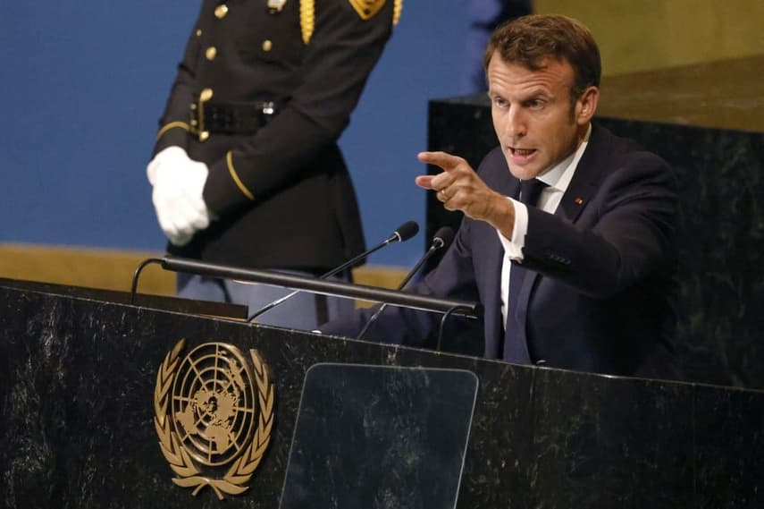 France's Macron urges world to put 'maximum pressure' on Putin
