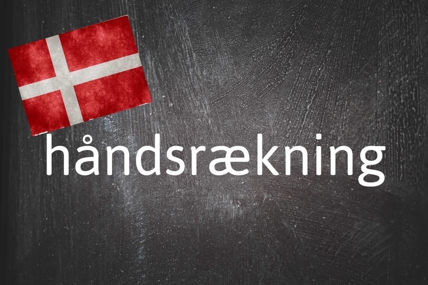 Danish word of the day: Håndsrækning