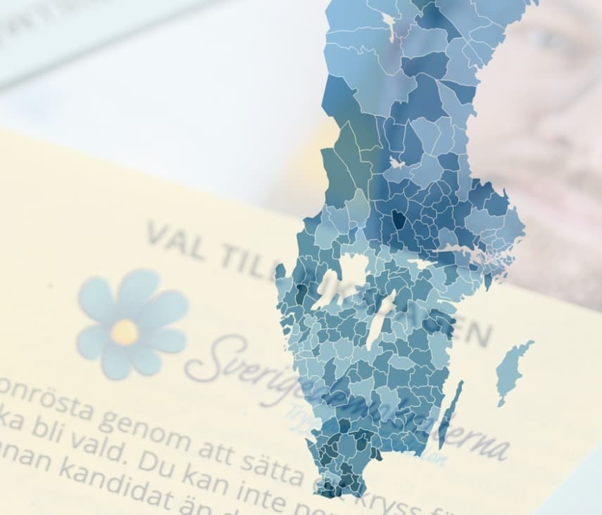 MAP Where Do The Sweden Democrats Have Their Greatest Support The Local   Maps 