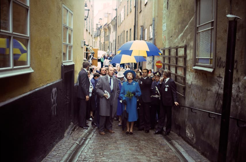 IN PICS: Queen Elizabeth's two state visits to Sweden