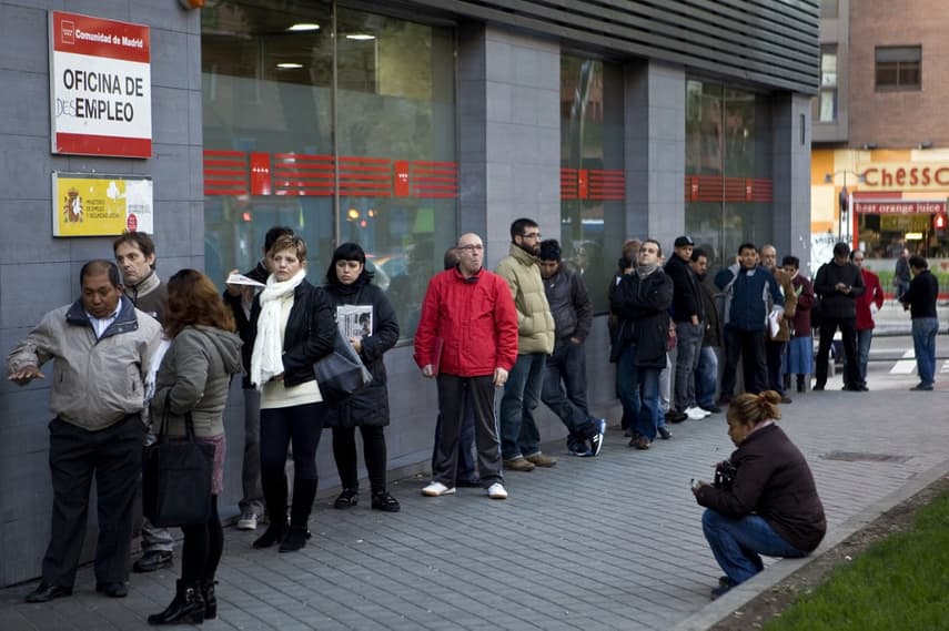 Spain's unemployment rate inches up to three million