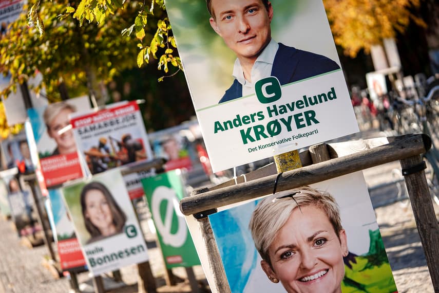 Do Denmark’s election placards distract drivers?