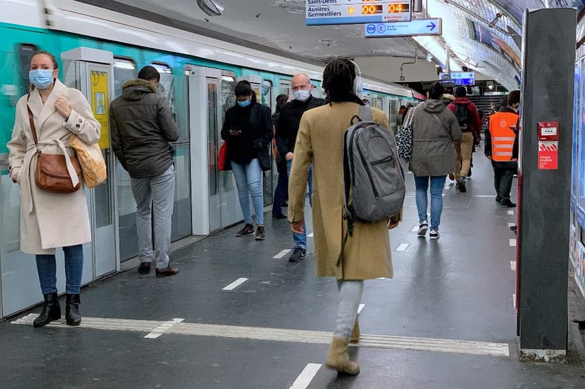 French PM calls on commuters to wear masks as Covid cases rise