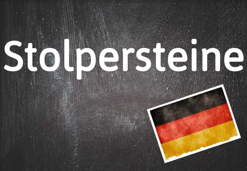 German word of the day: Stolpersteine