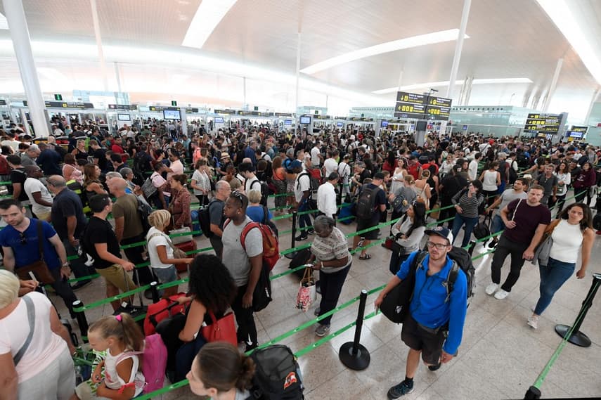 The strike dates to avoid when travelling to and from Spain this Christmas