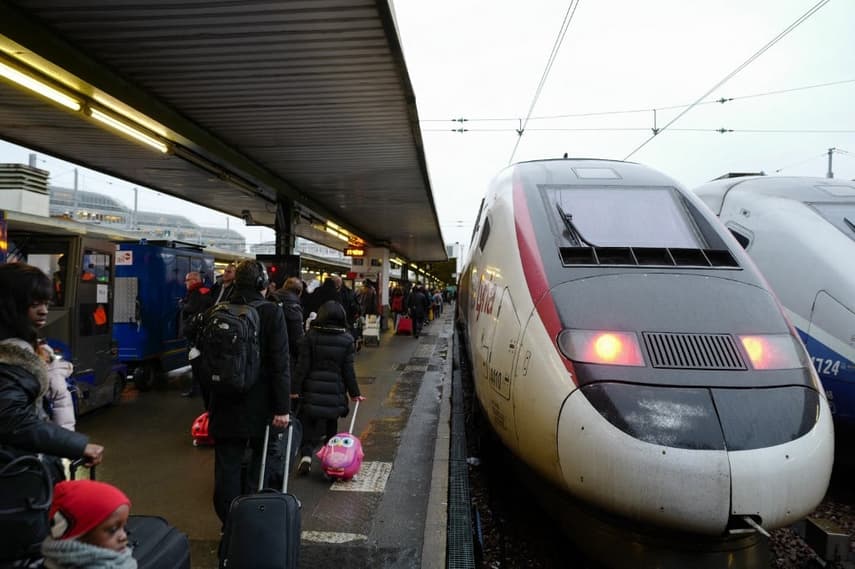 Train services from Switzerland to France hit by French pension strikes