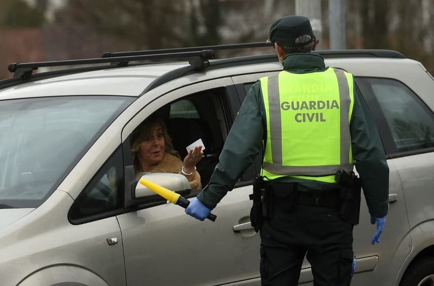 How many drinks does it take to fail a breathalyser test in Spain?