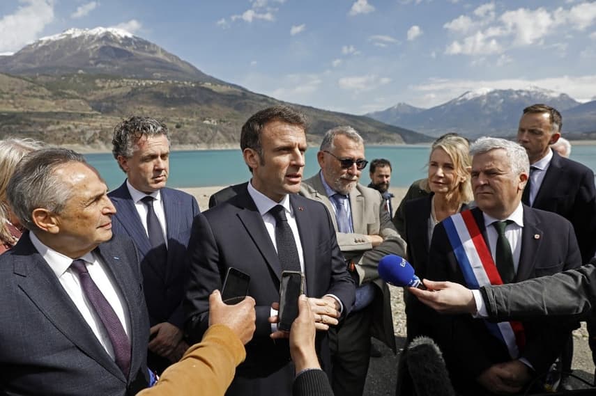 Macron unveils water-saving plan as France faces record drought