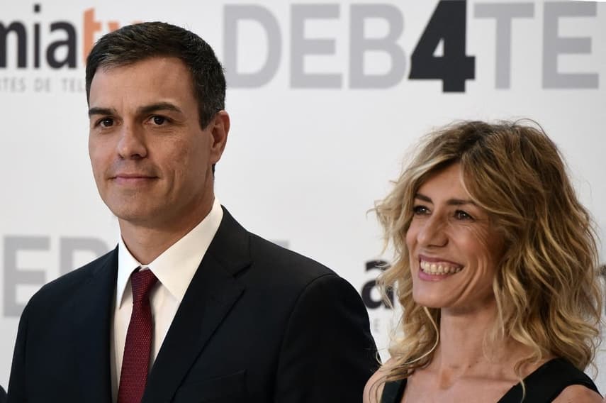 Wife of Spain's PM sues TV host for suggesting she is transsexual