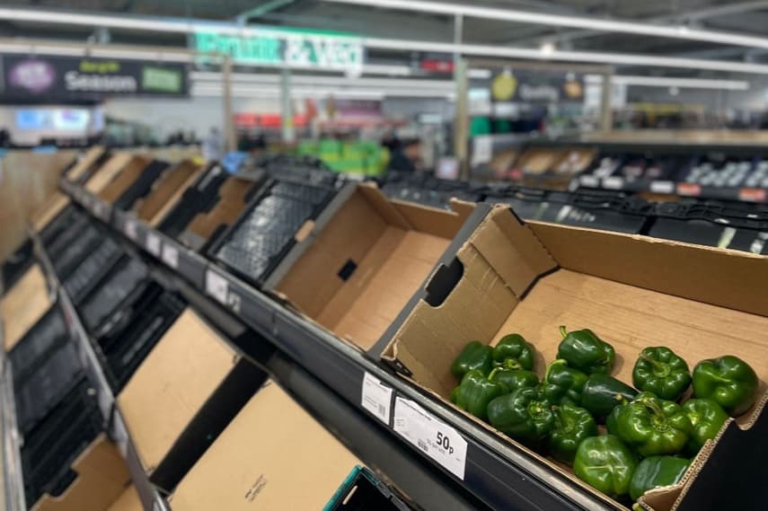 Spain's adverse weather causes shortage of peppers in the UK