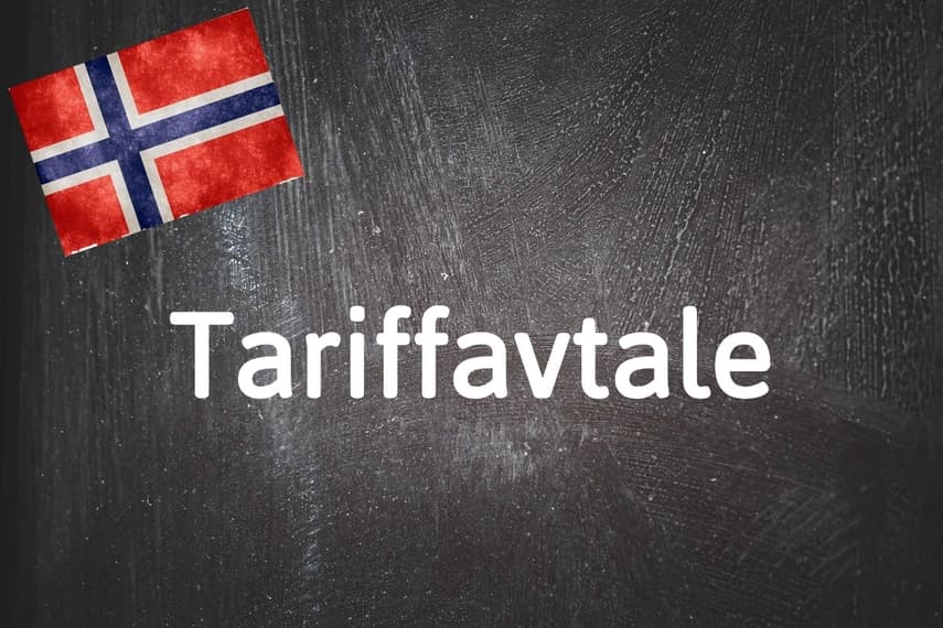 Norwegian word of the day: Tariffavtale