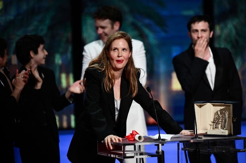 Palme d'Or winner slams French government in Cannes speech